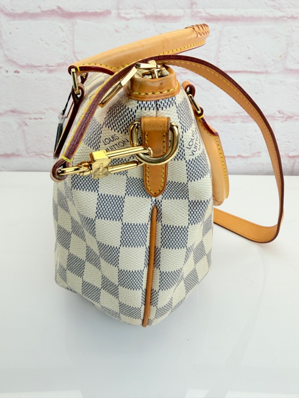 Louis Vuitton Riviera PM Damier Azur Convertible Bag - Picture 5 of 13